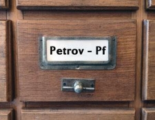 PETROV-PF Katalog alfabetyczny