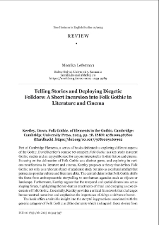 Telling stories and deploying diegetic folklore: a short incursion into Folk Gothic in literature and cinema