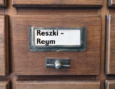 RESZKI-REYM Katalog alfabetyczny