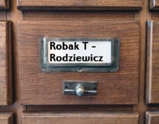 ROBAK T.-RODZIEWICZ Katalog alfabetyczny