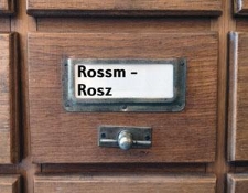 ROSSM-ROSZ Katalog alfabetyczny
