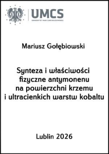 Synteza i właściwości fizyczne antymonenu na powierzchni krzemu i ultracienkich warstw kobaltu