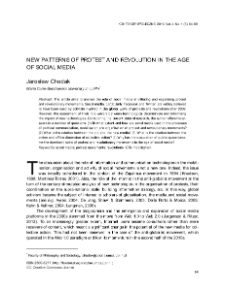 New patterns of protest and revolution in the age of social media