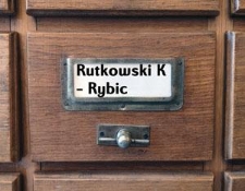 RUTKOWSKI K.-RYBIC Katalog alfabetyczny