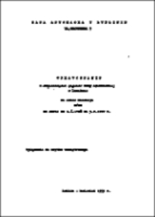 Sprawozdanie z Działalności Organów Izby Adwokackiej w Lublinie za okres kadencji oraz za okres od 1 stycz. 1978 do 5 maja 1979