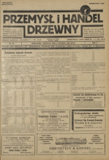 Przemysł i Handel Drzewny / red. Adam Schwarz. R.5, nr 60 (8 czerwca 1929)
