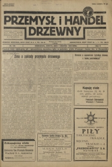 Przemysł i Handel Drzewny / red. Adam Schwarz. R.5, nr 126 (7 grudnia 1929)