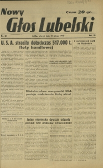 Nowy Głos Lubelski. R. 3, nr 33 (10 lutego 1942)