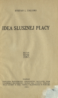Idea słusznej płacy