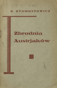 Zbrodnia Austrjaków