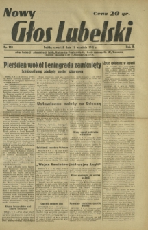Nowy Głos Lubelski. R. 2, nr 212 (11 września 1941)