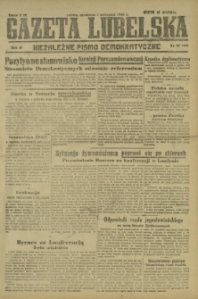Gazeta Lubelska : niezależne pismo demokratyczne. R. 2, nr 97=406 (7 kwiecień 1946)