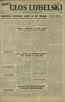 Nowy Głos Lubelski. R. 4, nr 235 (8 października 1943)