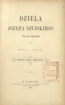 Powieści prozą, literatura