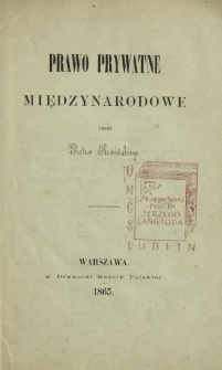 Prawo prywatne międzynarodowe