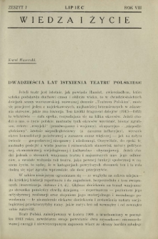 Wiedza i Życie R. 8, z. 7 (lipiec 2014)