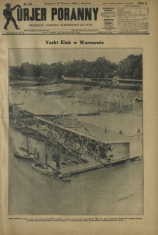 Kurjer Poranny : niedzielny dodatek ilustrowany do R. 50, No 176 (27 czerwca 1926)